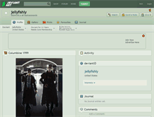Tablet Screenshot of jellyfishly.deviantart.com