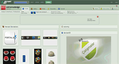 Desktop Screenshot of estremodesign.deviantart.com