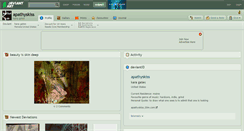 Desktop Screenshot of apathyskiss.deviantart.com