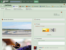 Tablet Screenshot of marihuna.deviantart.com