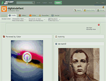 Tablet Screenshot of digitalxdefiant.deviantart.com