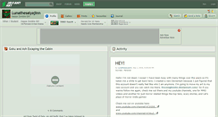 Desktop Screenshot of lunathesaiyajinn.deviantart.com