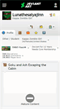 Mobile Screenshot of lunathesaiyajinn.deviantart.com