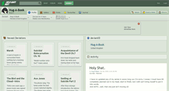Desktop Screenshot of hug-a-book.deviantart.com