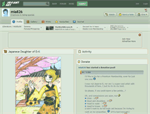 Tablet Screenshot of mia826.deviantart.com