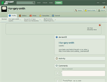 Tablet Screenshot of i-luv-gary-smith.deviantart.com
