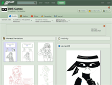 Tablet Screenshot of dark-gumpa.deviantart.com