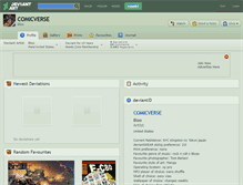 Tablet Screenshot of comicverse.deviantart.com
