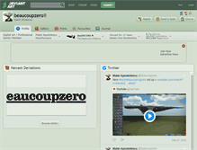 Tablet Screenshot of beaucoupzero.deviantart.com