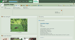 Desktop Screenshot of mountain-dragon.deviantart.com