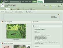 Tablet Screenshot of mountain-dragon.deviantart.com