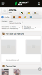 Mobile Screenshot of ellinia.deviantart.com