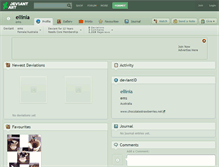 Tablet Screenshot of ellinia.deviantart.com