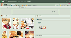 Desktop Screenshot of juicup.deviantart.com