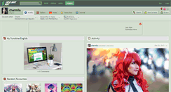 Desktop Screenshot of charmila.deviantart.com