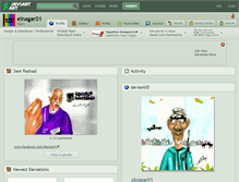 Tablet Screenshot of elnagar01.deviantart.com