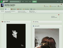 Tablet Screenshot of deshita-maestro.deviantart.com