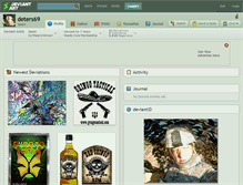 Tablet Screenshot of deters69.deviantart.com