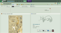 Desktop Screenshot of mirroreyesserval.deviantart.com