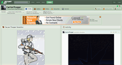 Desktop Screenshot of carriontrooper.deviantart.com