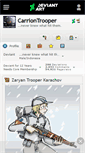 Mobile Screenshot of carriontrooper.deviantart.com