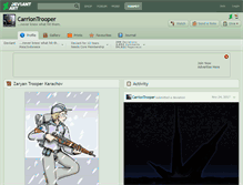 Tablet Screenshot of carriontrooper.deviantart.com