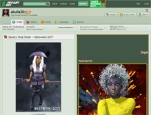 Tablet Screenshot of akulla3d.deviantart.com