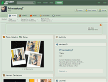 Tablet Screenshot of princessamy7.deviantart.com