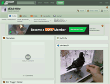 Tablet Screenshot of dead-mime.deviantart.com