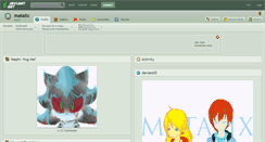 Desktop Screenshot of matalix.deviantart.com