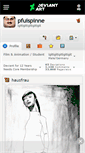 Mobile Screenshot of pfuispinne.deviantart.com