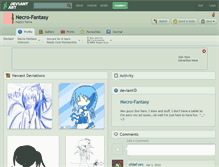 Tablet Screenshot of necro-fantasy.deviantart.com