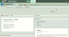 Desktop Screenshot of monkeygrl91158.deviantart.com