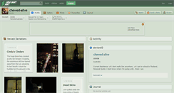 Desktop Screenshot of chewed-alive.deviantart.com