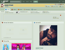 Tablet Screenshot of manlychan.deviantart.com