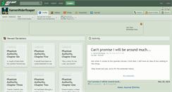 Desktop Screenshot of kamenriderreaper.deviantart.com