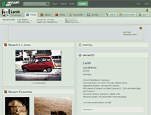Tablet Screenshot of lanth.deviantart.com