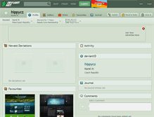 Tablet Screenshot of hippycz.deviantart.com
