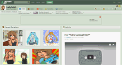 Desktop Screenshot of ladyselph.deviantart.com