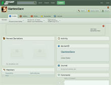 Tablet Screenshot of giantessslave.deviantart.com
