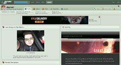 Desktop Screenshot of dayman.deviantart.com