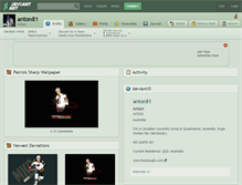 Tablet Screenshot of anton81.deviantart.com