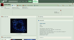 Desktop Screenshot of moon-send.deviantart.com