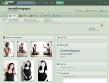 Tablet Screenshot of jennakphotography.deviantart.com
