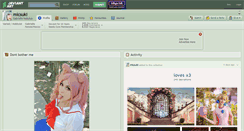 Desktop Screenshot of micsuki.deviantart.com