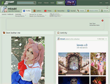 Tablet Screenshot of micsuki.deviantart.com