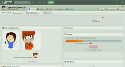 Desktop Screenshot of cupcake-queen-liz.deviantart.com
