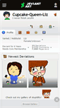 Mobile Screenshot of cupcake-queen-liz.deviantart.com