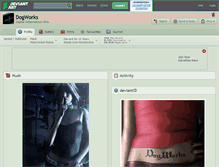 Tablet Screenshot of dogworks.deviantart.com