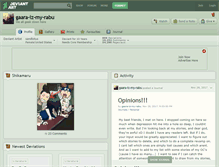 Tablet Screenshot of gaara-iz-my-rabu.deviantart.com